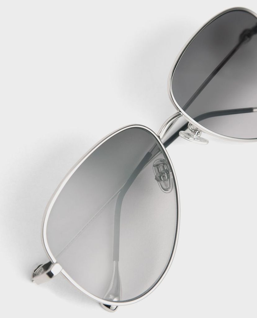CHARLES & KEITH - Kinh mát nữ gọng phi công Aviator