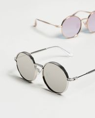 CHARLES & KEITH - Kính mát nữ gọng tròn thời trang Round Framed