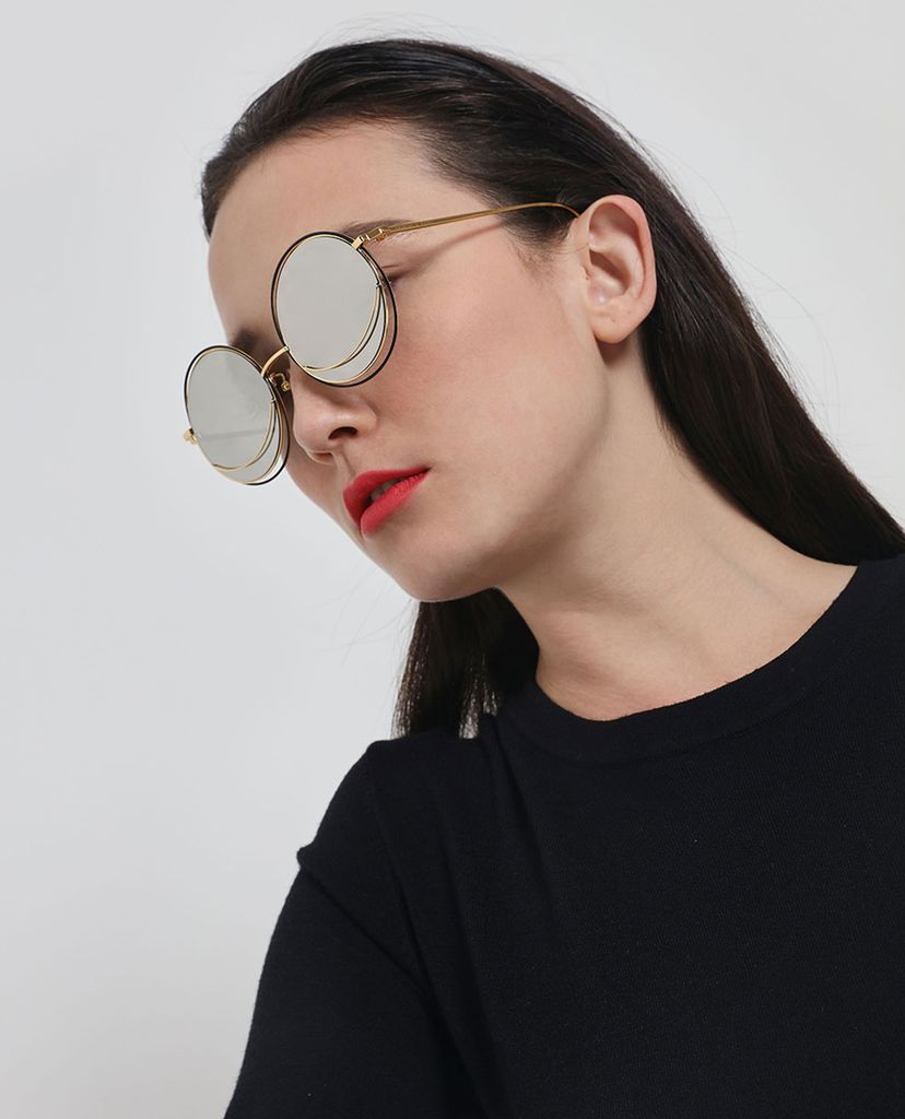 CHARLES & KEITH - Kính mát nữ gọng tròn Circle Frame