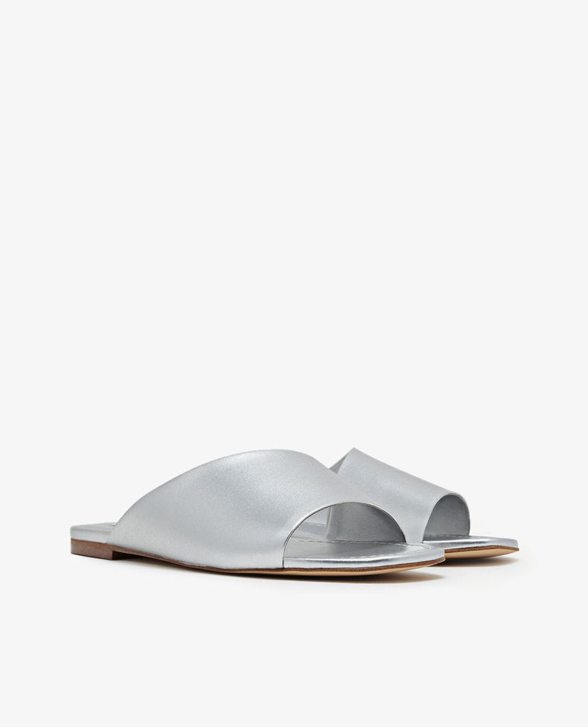 PEDRO - Giày sandal nữ quai ngang bảng lớn thời trang