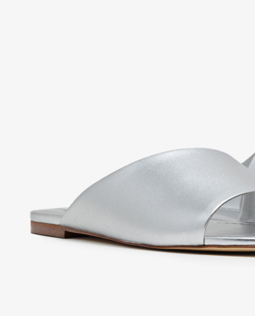PEDRO - Giày sandal nữ quai ngang bảng lớn thời trang