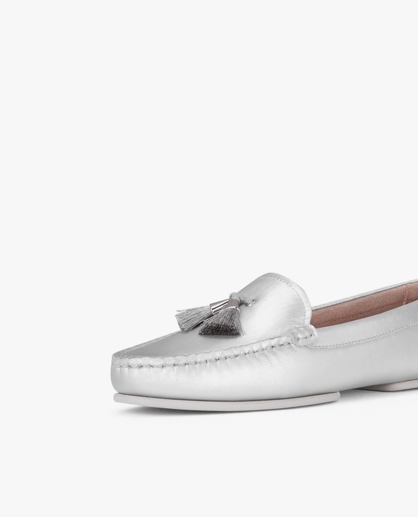 PEDRO - Giày đế bệt nữ mũi tròn Tassel Moccasins