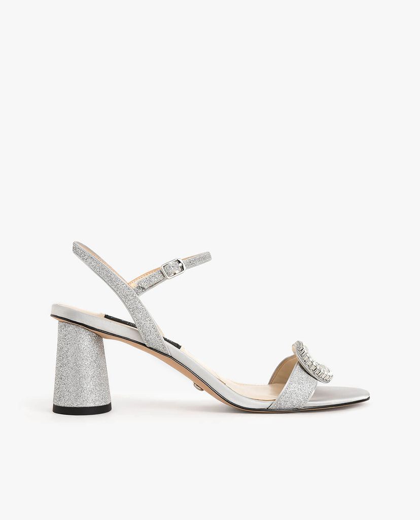 CHARLES & KEITH - Giày sandal cao gót quai ngang Wedding Collection