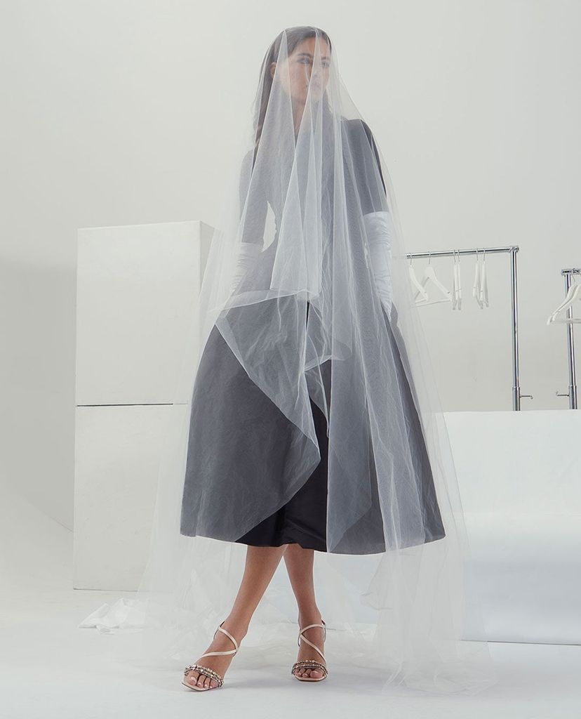 CHARLES & KEITH - Giày cao gót quai ngang Wedding Collection Satin Gem