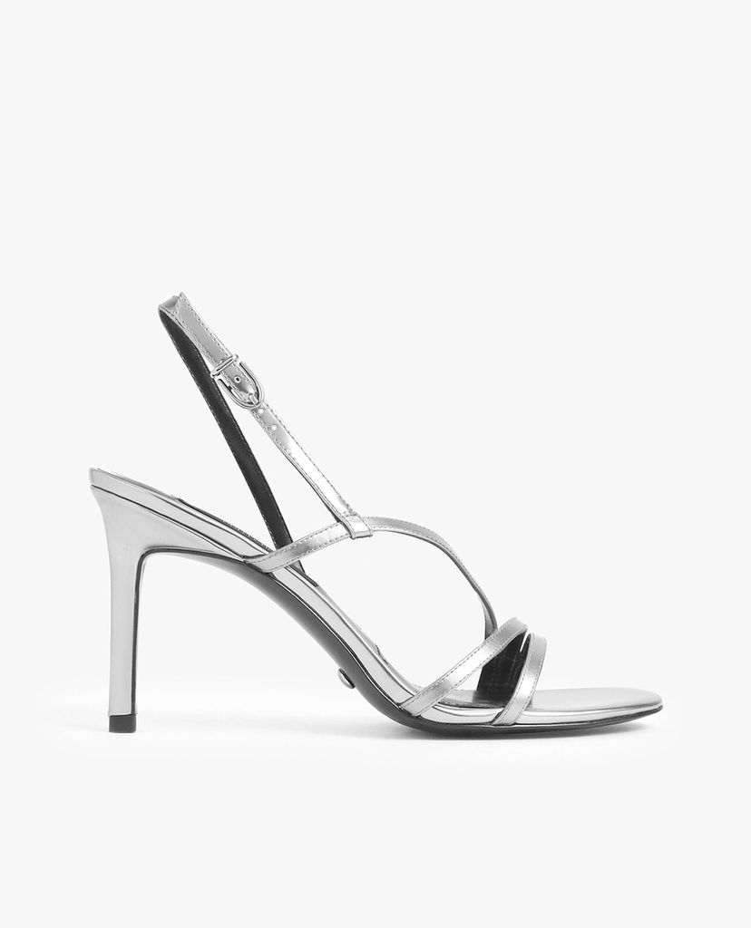 CHARLES & KEITH - Giày cao gót quai mảnh Patent Leather Strappy