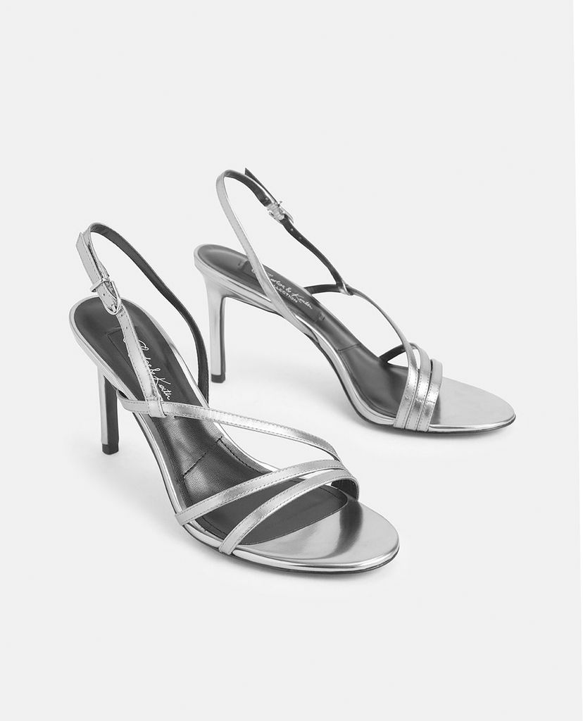 CHARLES & KEITH - Giày cao gót quai mảnh Patent Leather Strappy