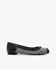CHARLES & KEITH - Giày búp bê nữ hở mũi Leather Peep
