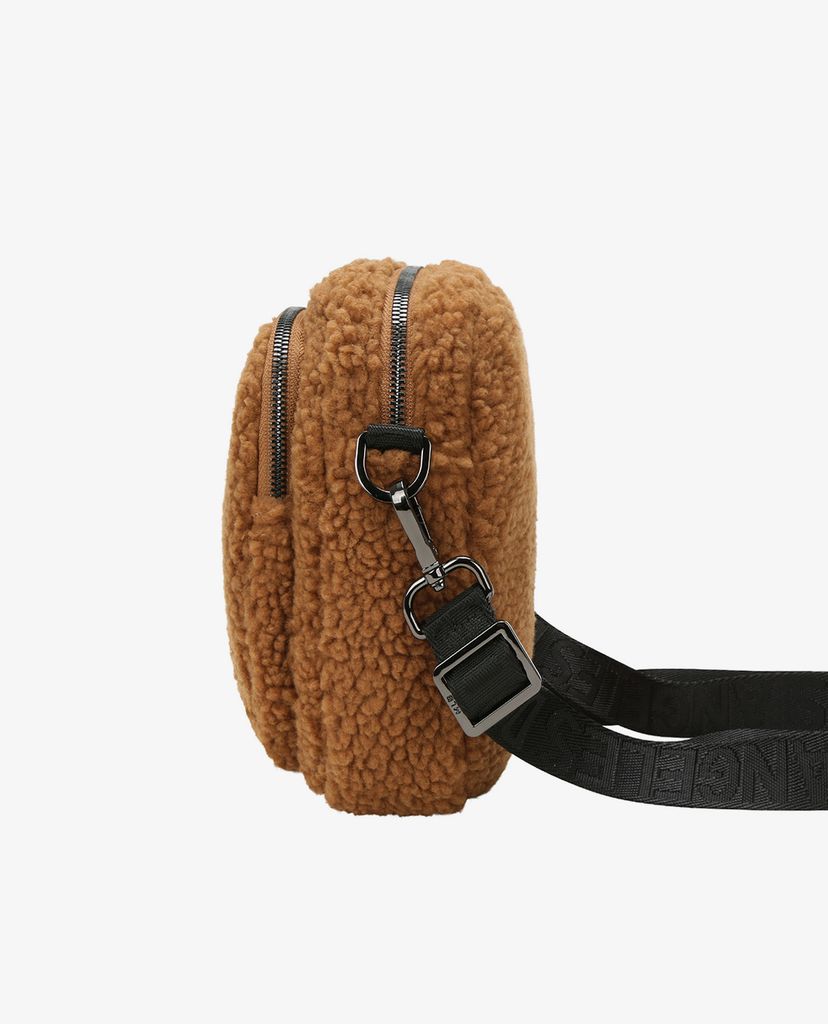 MLB - Túi đeo chéo hình vuông Wool Fleece Mini