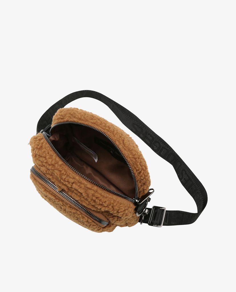 MLB - Túi đeo chéo hình vuông Wool Fleece Mini