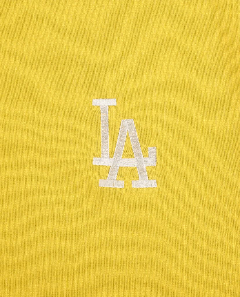 MLB - Đầm mini cổ tròn ngắn tay phom suông Logo Basic Waist String