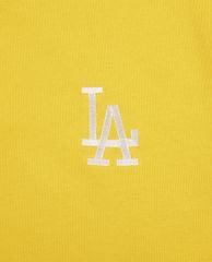 MLB - Đầm mini cổ tròn ngắn tay phom suông Logo Basic Waist String