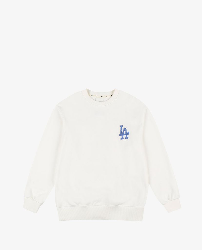 MLB - Áo sweatshirt tay dài cổ tròn PLAY Pixel Logo