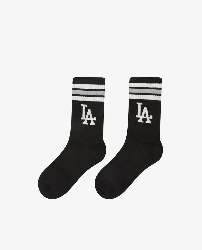MLB - Vớ cổ cao thời trang Striped Big Logo