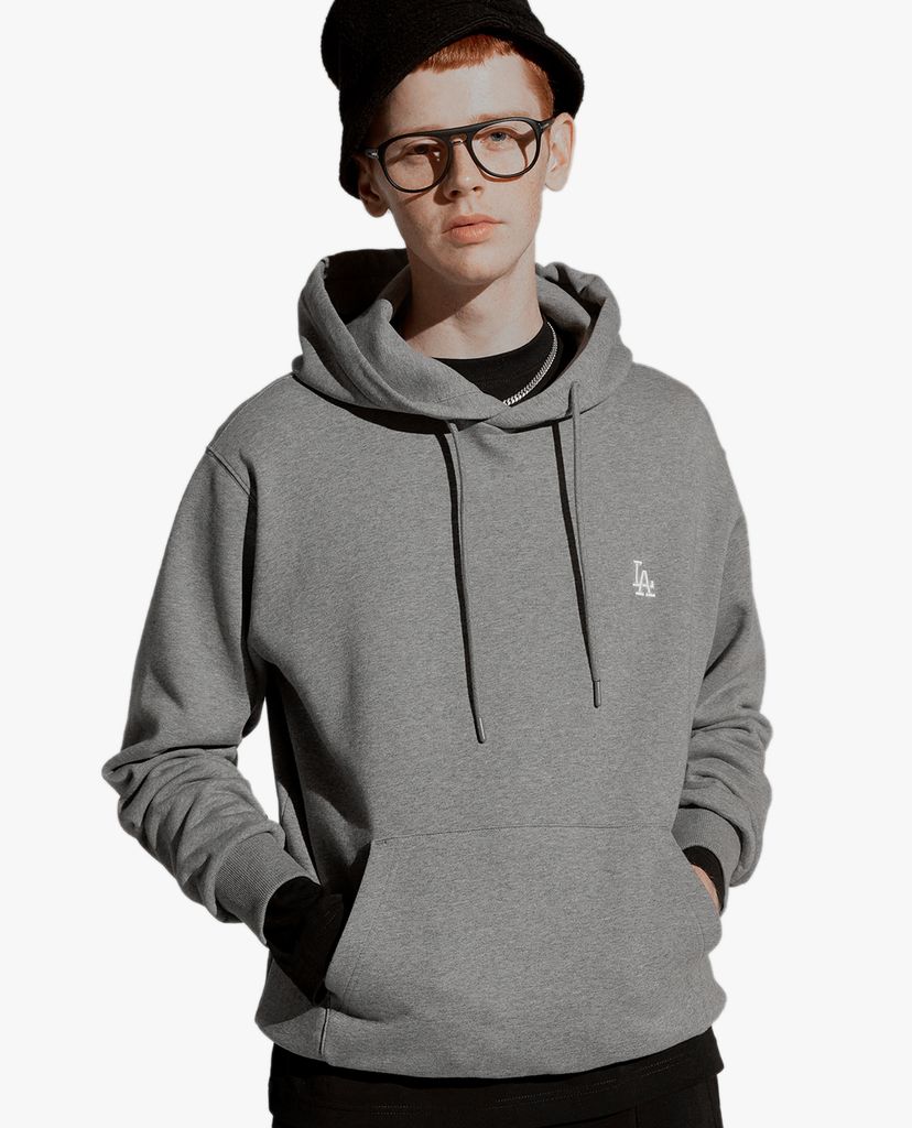 MLB - Áo hoodie tay dài phối mũ thời trang Big Logo