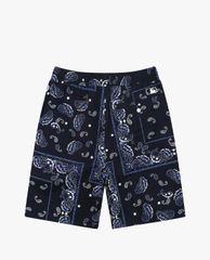 MLB - Quần shorts jeans nữ Paisley Cotton Midi Woven