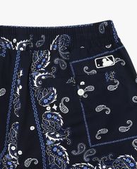MLB - Quần shorts jeans nữ Paisley Cotton Midi Woven