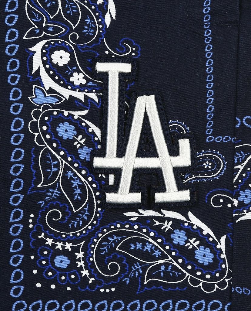 MLB - Quần shorts jeans nữ Paisley Cotton Midi Woven