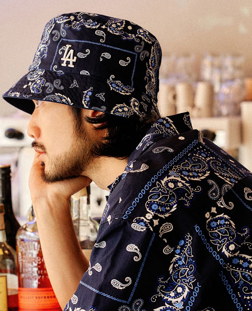 MLB - Nón bucket thời trang Paisley