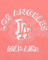 MLB - Áo thun cổ tròn ngắn tay LIKE Solid Color Popcorn