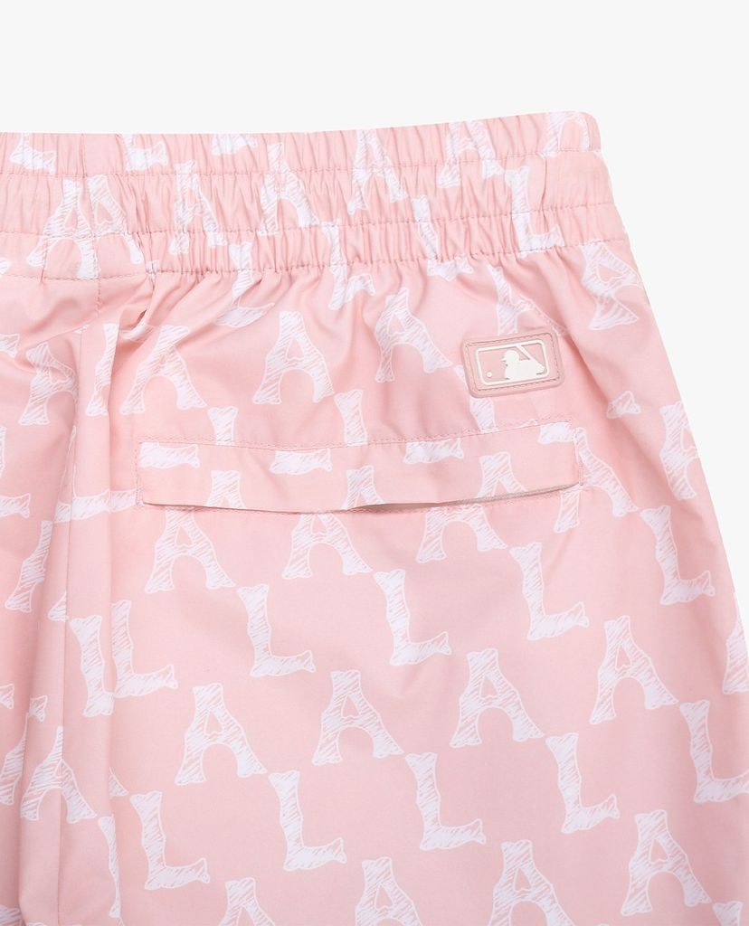 MLB - Quần jogger nữ lưng thun Crayon Monogram