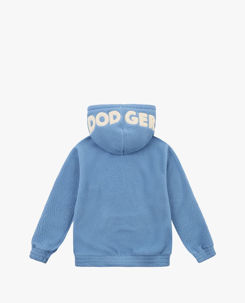 MLB - Áo hoodie tay dài phối mũ thời trang Fleece Lined