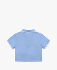 MLB - Áo thun nữ croptop cổ bẻ Basic Crop Pique