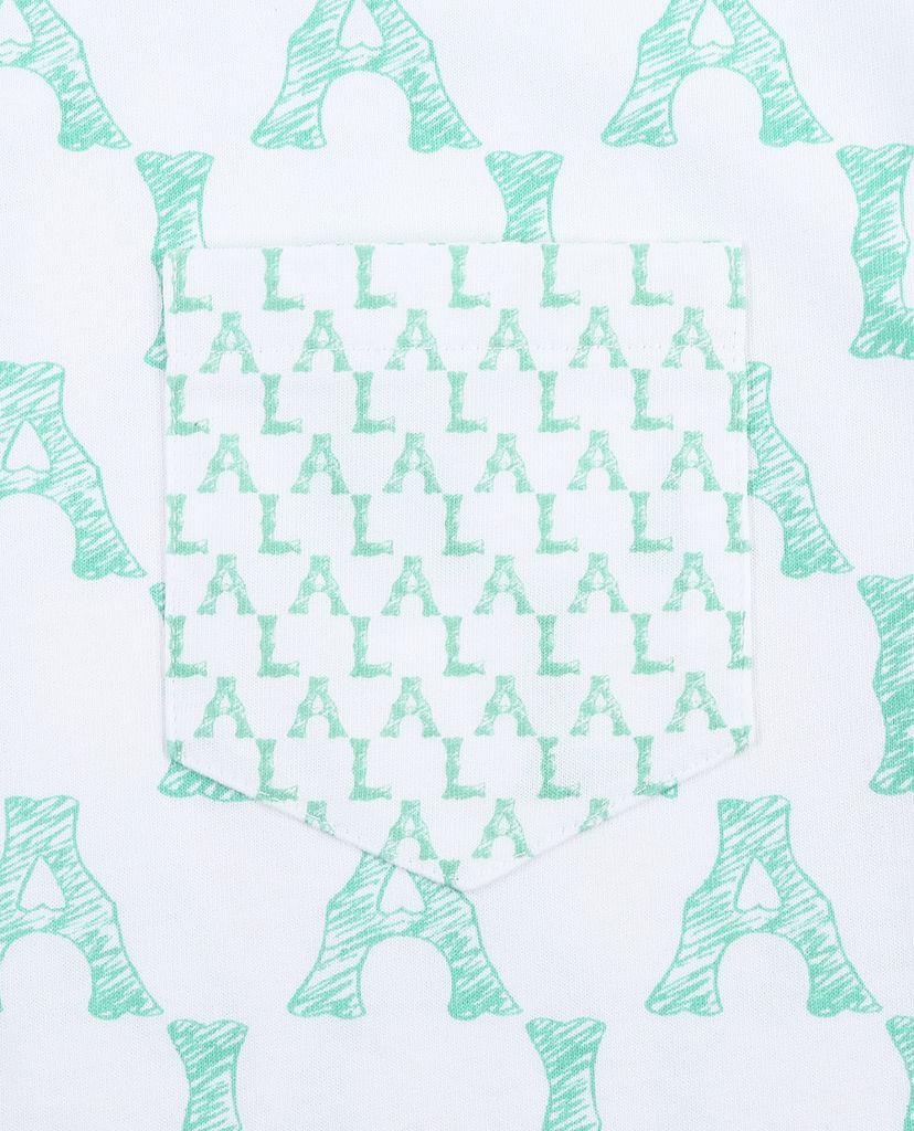 MLB - Áo thun cổ tròn ngắn tay Monogram Mix Pocket