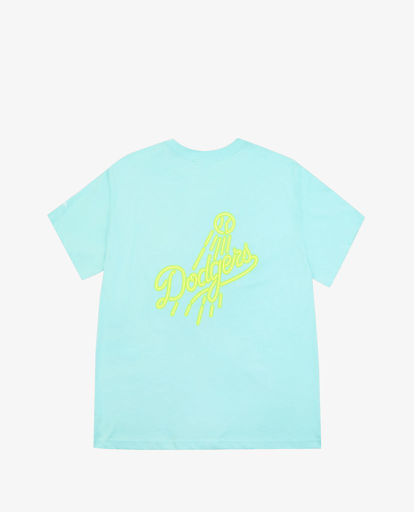 MLB - Áo thun cổ tròn ngắn tay Neon Art Coopers