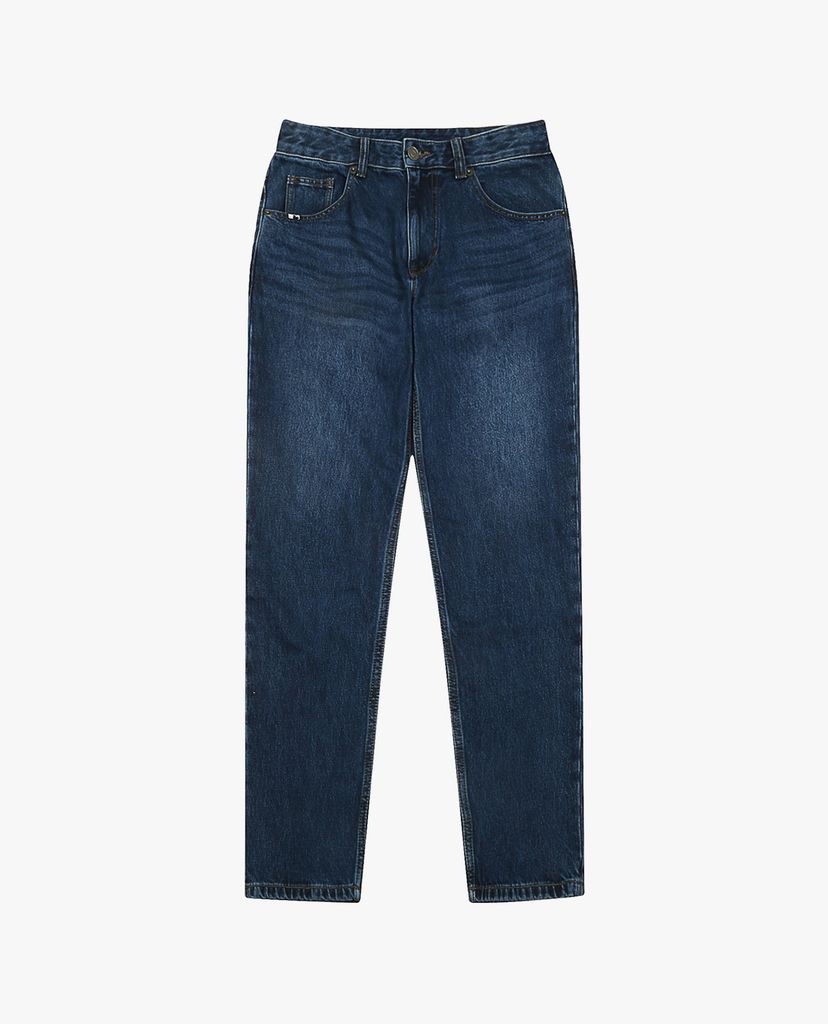 MLB - Quần jeans nam Wide Fit Back Pocket Logo