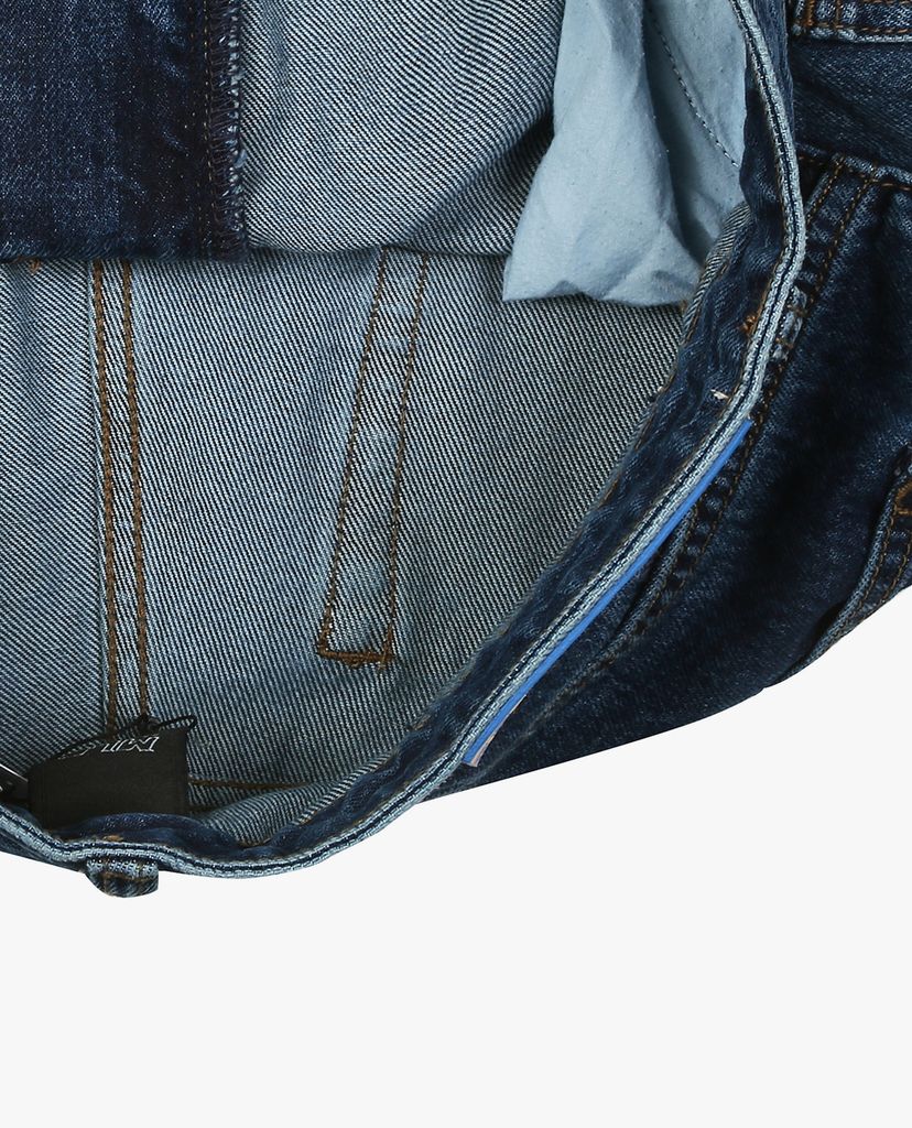 MLB - Quần jeans nam Wide Fit Back Pocket Logo