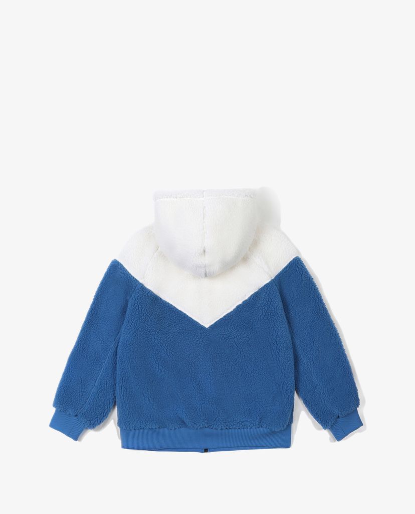 MLB - Áo khoác lông phối mũ trùm Boa Fleece Block