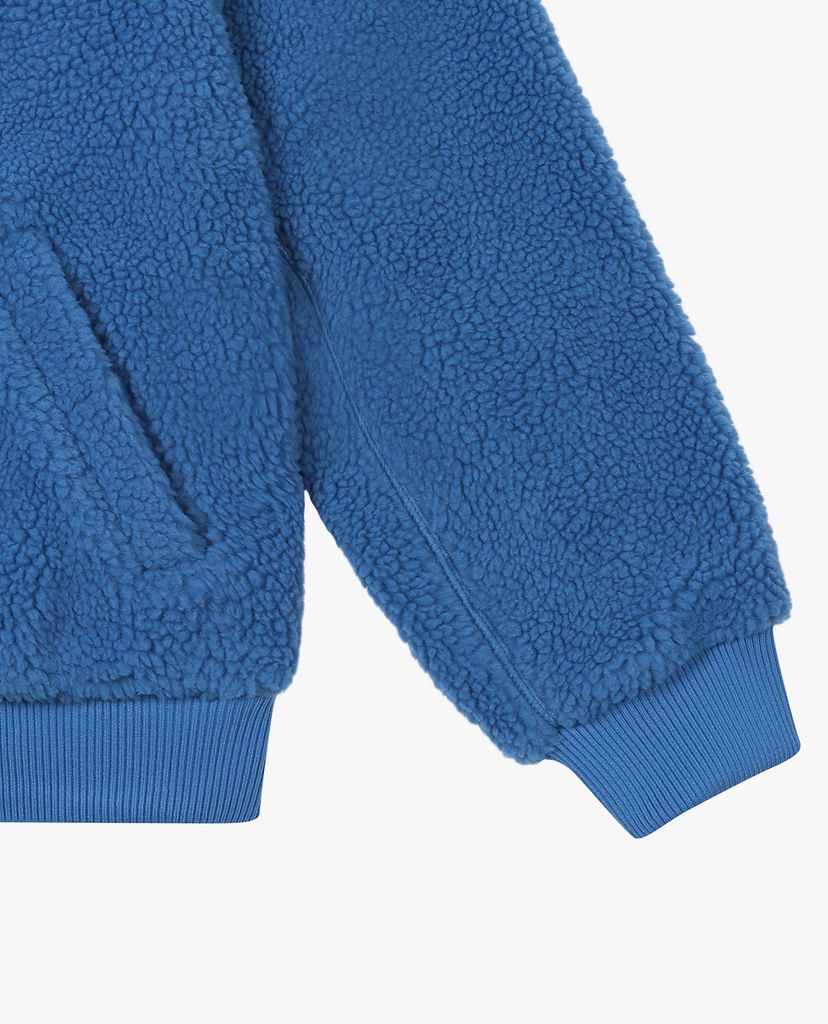 MLB - Áo khoác lông phối mũ trùm Boa Fleece Block