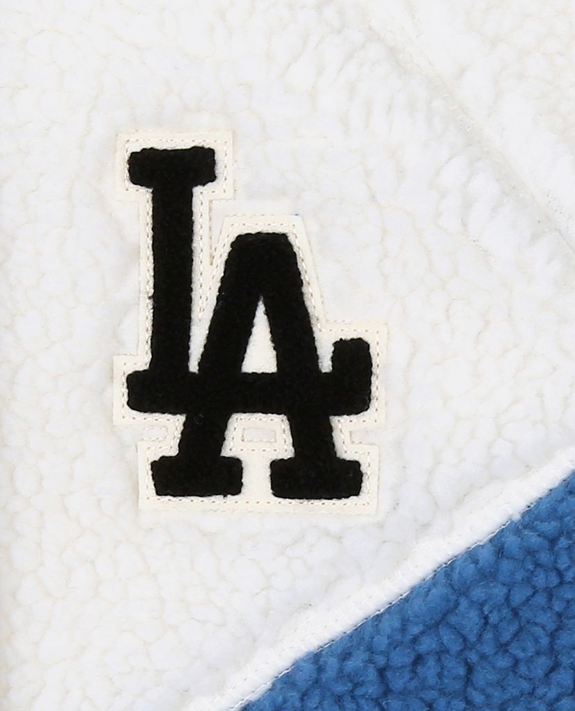 MLB - Áo khoác lông phối mũ trùm Boa Fleece Block