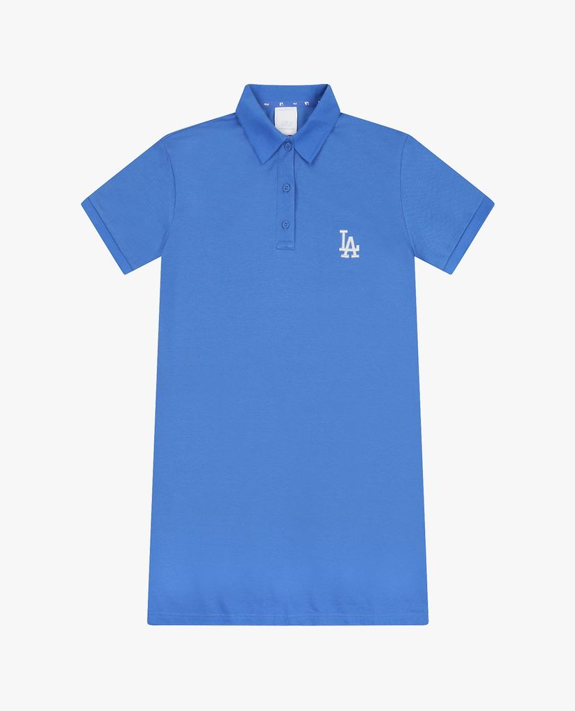 MLB - Đầm midi cổ bẻ tay ngắn Collar Slim Fit