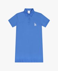 MLB - Đầm midi cổ bẻ tay ngắn Collar Slim Fit
