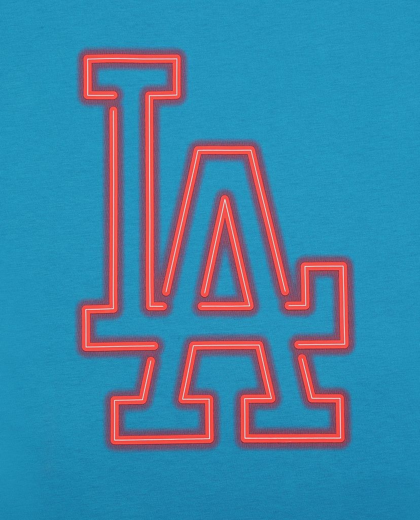 MLB - Áo thun cổ tròn ngắn tay Neon Art Big Logo