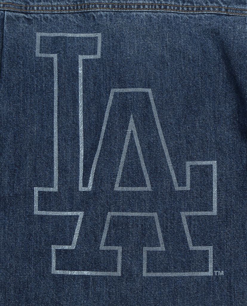 MLB - Áo sơ mi denim tay dài Big Logo