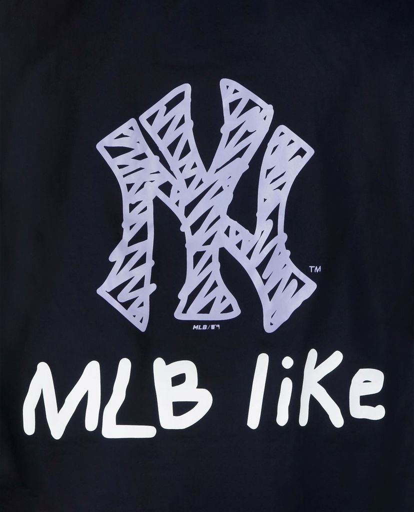 MLB - Áo sơ mi tay ngắn phom suông MLB Like