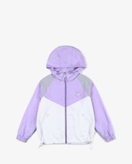 MLB - Áo khoác kiểu tay dài phối mũ trùm Basic Color Block