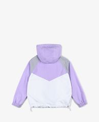 MLB - Áo khoác kiểu tay dài phối mũ trùm Basic Color Block
