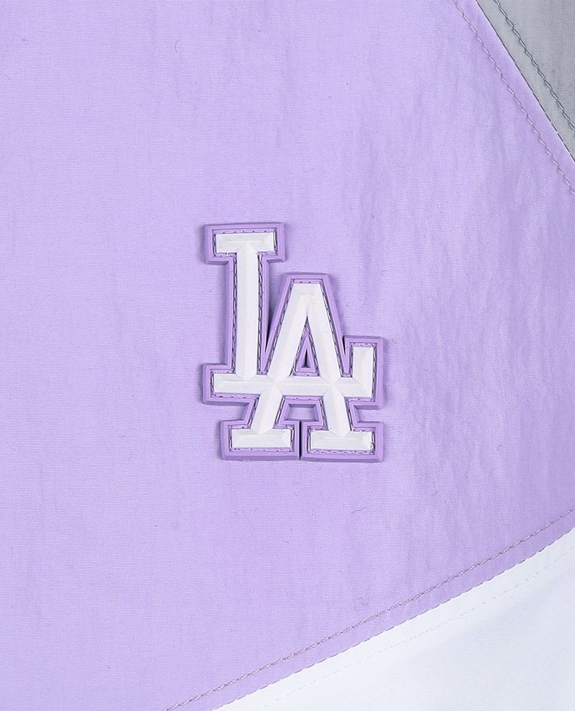 MLB - Áo khoác kiểu tay dài phối mũ trùm Basic Color Block