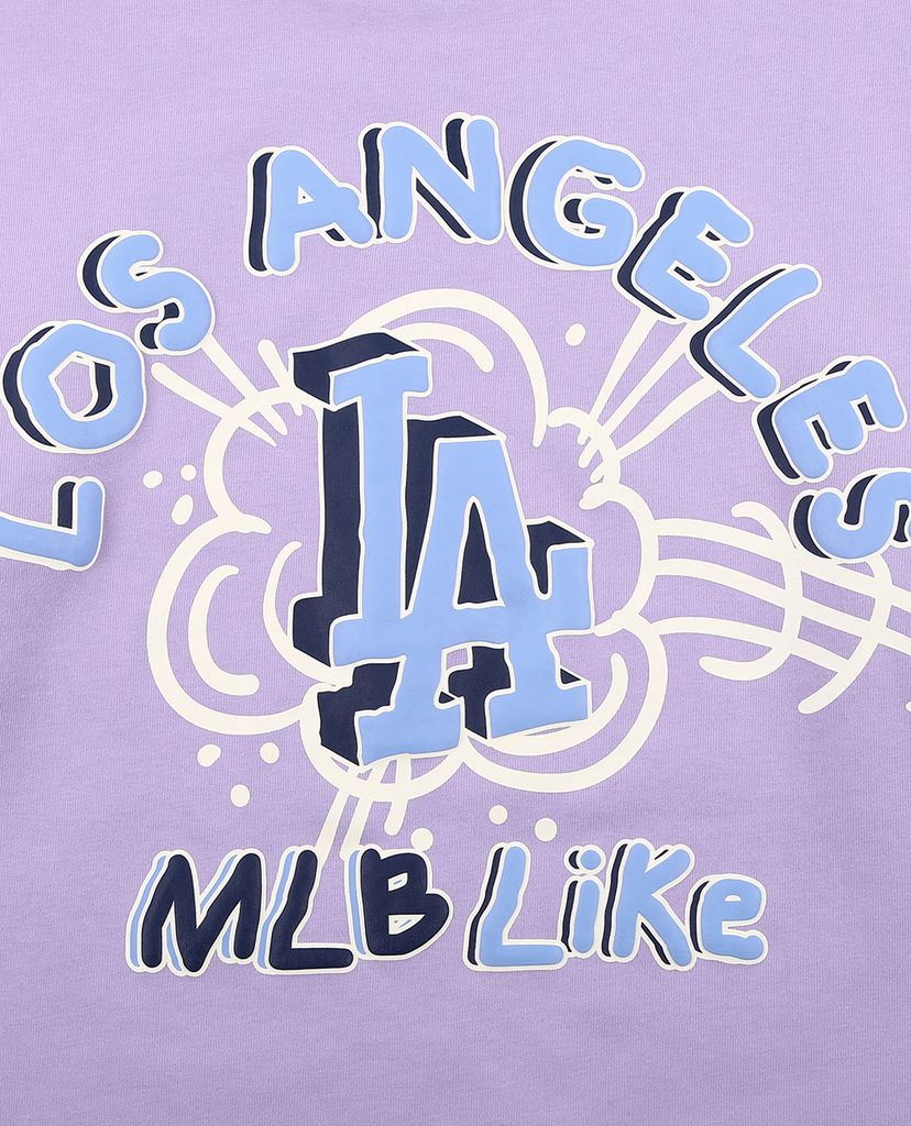MLB - Áo sweatshirt tay dài cổ tròn LIKE Popcorn