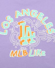 MLB - Áo thun cổ tròn ngắn tay LIKE Popcorn