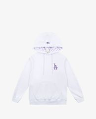 MLB - Áo hoodie tay dài phối mũ thời trang Monogram