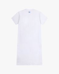 MLB - Đầm midi nữ ngắn tay cổ tròn Logo Basic