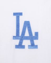 MLB - Đầm midi nữ ngắn tay cổ tròn Logo Basic