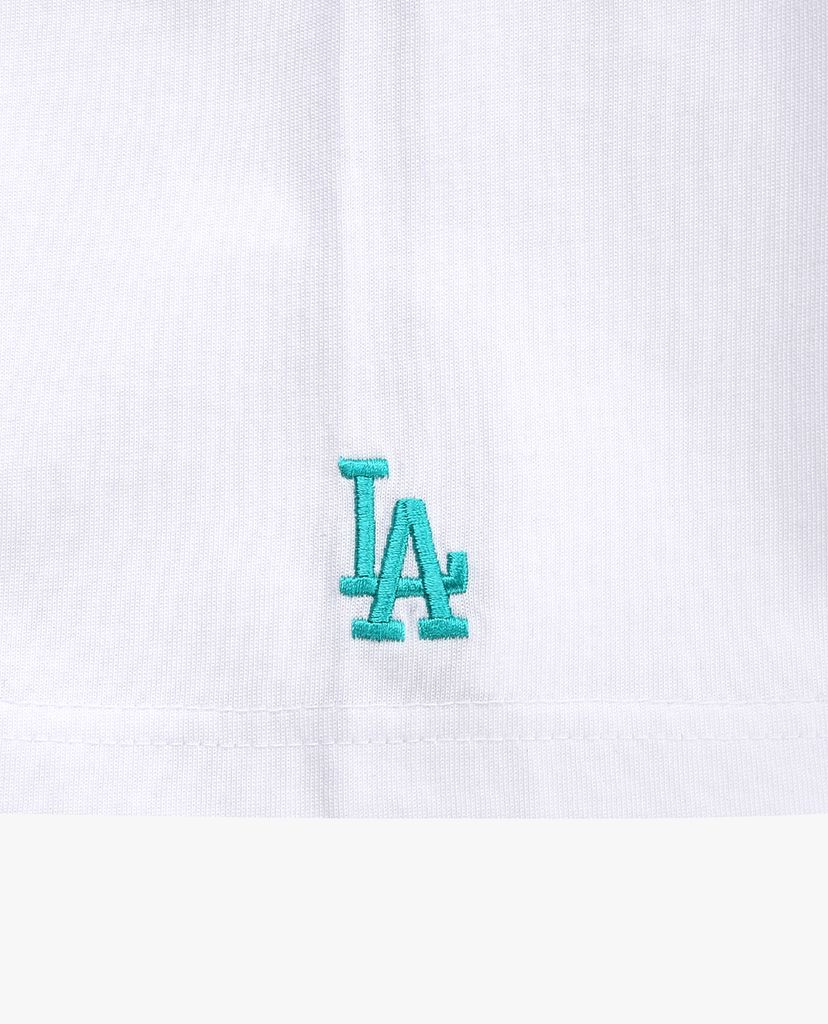 MLB - Áo thun cổ tròn ngắn tay PLAY Back Pixel Logo