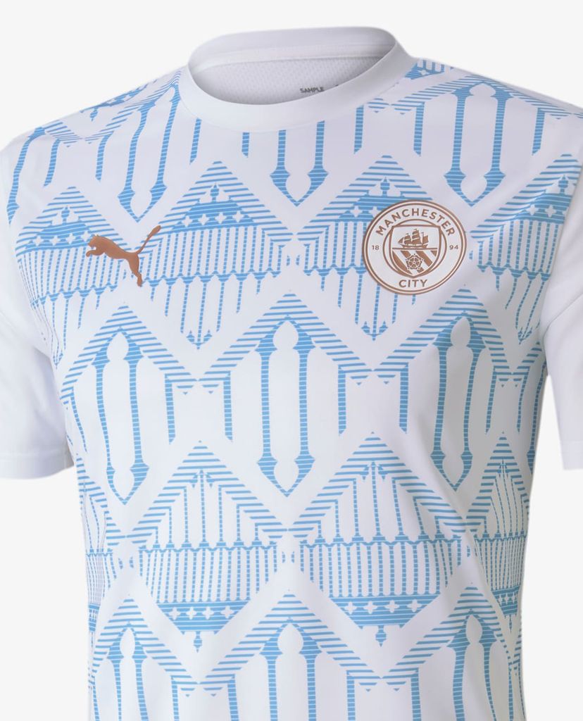 PUMA - Áo thun thể thao nam ngắn tay Man City Stadium