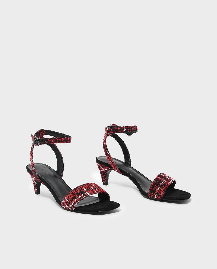 CHARLES & KEITH - Giày cao gót quai ngang Classic Heeled Square