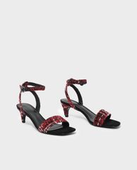 CHARLES & KEITH - Giày cao gót quai ngang Classic Heeled Square
